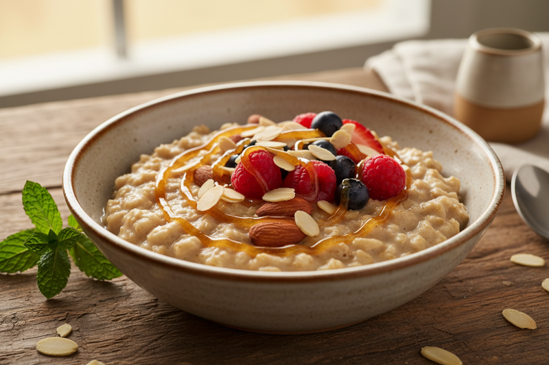 Activated Almond Oats Porridge