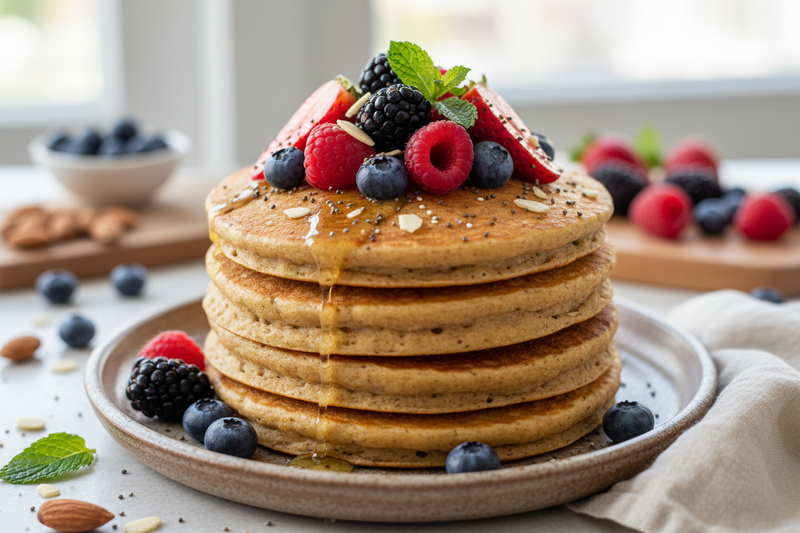 Activated Almond Flour Pancakes