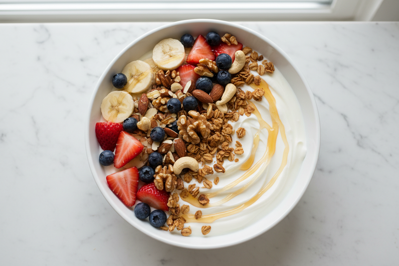 Activated Nut & Fruit Yogurt Bowl